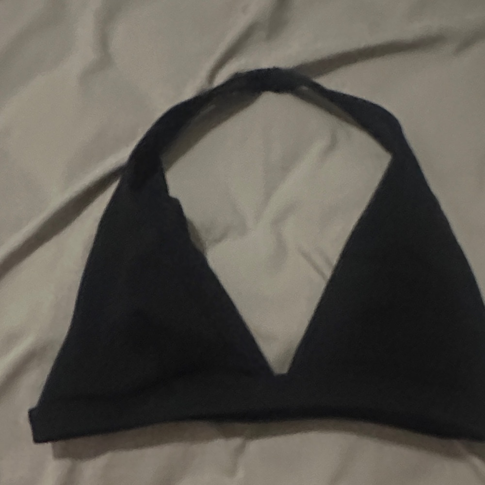 CSB Black Halter workout bra